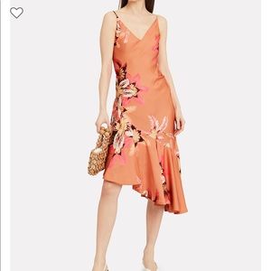Patbo ‘Floral Carmen Ruffle Slip’ Dress